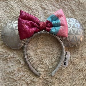 Minnie Mouse Ears- Epcot Spaceship Earth